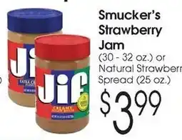 Family Fare Smucker's strawberry jam offer