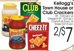 Family Fare Kellogg's Town House or Club Crackers offer