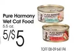 Family Fare Pure Harmony Wet Cat Food offer