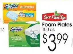 Family Fare Our Family Foam Plates offer