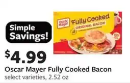 Fareway Oscar Mayer Fully Cooked Bacon offer