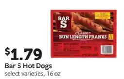 Fareway Bar S Hot Dogs offer