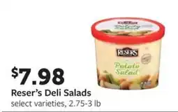 Fareway Reser's Deli Salads offer