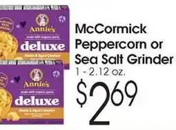 Family Fare McCormick peppercorn or sea salt grinder offer
