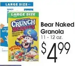 Family Fare Bear Naked Granola offer