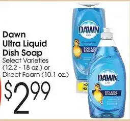 Family Fare Dawn ultra liquid dish soap offer