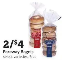 Fareway Fareway Bagels offer