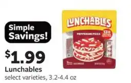 Fareway Lunchables pepperoni pizza offer