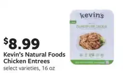 Fareway Kevin's Natural Foods Chicken Entrees offer