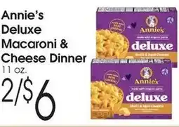 Family Fare Annie's Deluxe Macaroni & Cheese Dinner offer