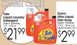 Family Fare Tide liquid laundry detergent offer
