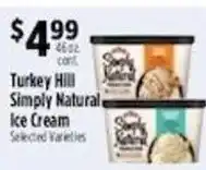 Pioneer Supermarkets Turkey Hill Simply Natural Ice Cream offer