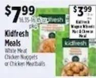 Pioneer Supermarkets Kidfresh Meals White Meat Chicken Nuggets or Chicken Meatballs offer