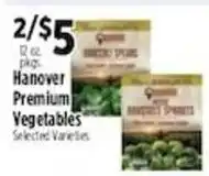 Pioneer Supermarkets Hanover Premium Vegetables offer