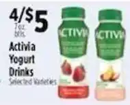 Pioneer Supermarkets Activia Yogurt Drinks offer