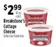 Pioneer Supermarkets Breakstone's Cottage Cheese offer