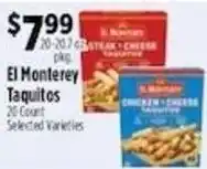 Pioneer Supermarkets El Monterey Taquitos offer