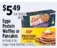 Pioneer Supermarkets Eggo Protein Waffles or Pancakes offer