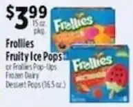 Pioneer Supermarkets Frollies Fruity Ice Pops offer