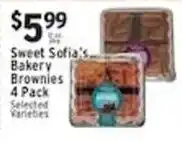 Associated Sweet Sofia's Bakery Brownies offer