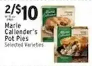 Associated Marie Callender's Pot Pies offer