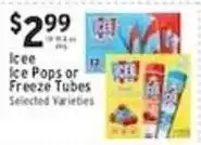 Associated Icee Ice Pops or Freeze Tubes offer