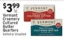 Associated Vermont Creamery Cultured Butter Quarters offer