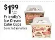 Associated Friendly's ice cream cake cups offer
