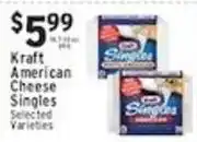 Associated Kraft American Cheese Singles offer