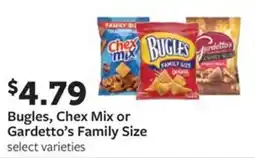 Fareway Bugles, Chex Mix or Gardetto's Family Size offer