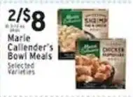 Associated Marie Callender's Bowl Meals offer