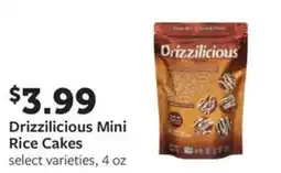 Fareway Drizzilicious mini rice cakes offer