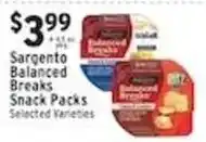Associated Sargento Balanced Breaks Snack Packs offer