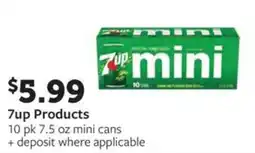 Fareway 7up Products mini offer