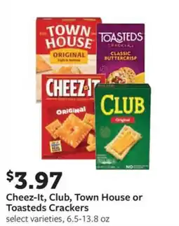 Fareway Cheez-it, Club, Town House or Toasteds Crackers offer