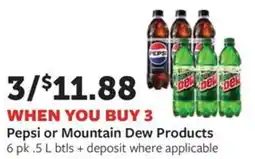 Fareway Pepsi or Mountain Dew Products offer