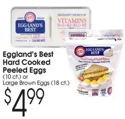Family Fare Eggland's Best Hard Cooked Peeled Eggs offer
