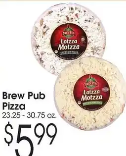Family Fare Brew Pub Pizza offer