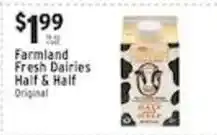 Associated Farmland Fresh Dairies Half & Half Original offer