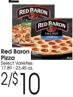 Family Fare Red Baron Pizza offer