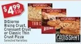 Associated Digiorno Rising Crust, Croissant Crust or Classic Thin Crust Pizza offer
