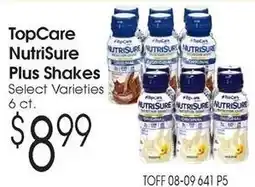 Family Fare TopCare nutrisure plus shakes offer