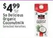 Associated So Delicious Organic Coconutmilk offer