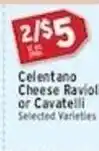Associated Celentano Cheese Ravioli or Cavatelli offer