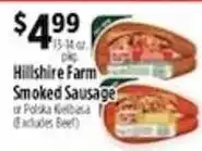 Pioneer Supermarkets Hillshire Farm Smoked Sausage offer