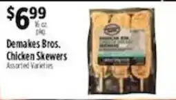Pioneer Supermarkets Demakes Bros. Chicken Skewers offer