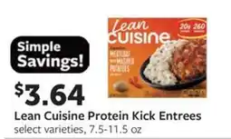 Fareway Lean Cuisine Protein Kick Entrees offer