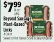 Pioneer Supermarkets Beyond Sausage Plant-Based Links offer