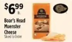 Pioneer Supermarkets Boar's Head Muenster Cheese offer