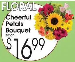 Family Fare Floral Cheerful Petals Bouquet offer